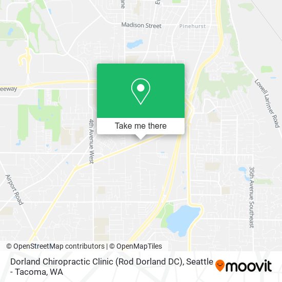 Mapa de Dorland Chiropractic Clinic (Rod Dorland DC)