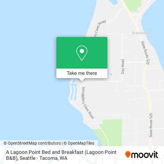 Mapa de A Lagoon Point Bed and Breakfast (Lagoon Point B&B)
