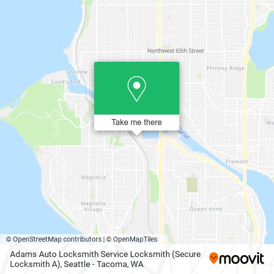 Mapa de Adams Auto Locksmith Service Locksmith (Secure Locksmith A)