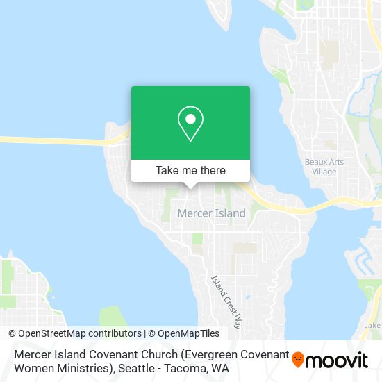 Mercer Island Covenant Church (Evergreen Covenant Women Ministries) map