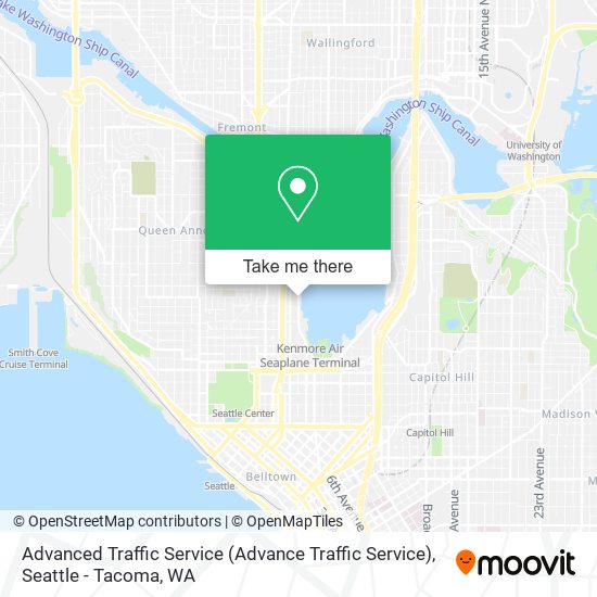 Mapa de Advanced Traffic Service (Advance Traffic Service)