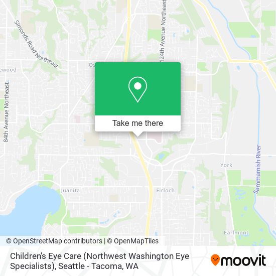 Mapa de Children's Eye Care (Northwest Washington Eye Specialists)