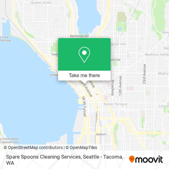 Mapa de Spare Spoons Cleaning Services