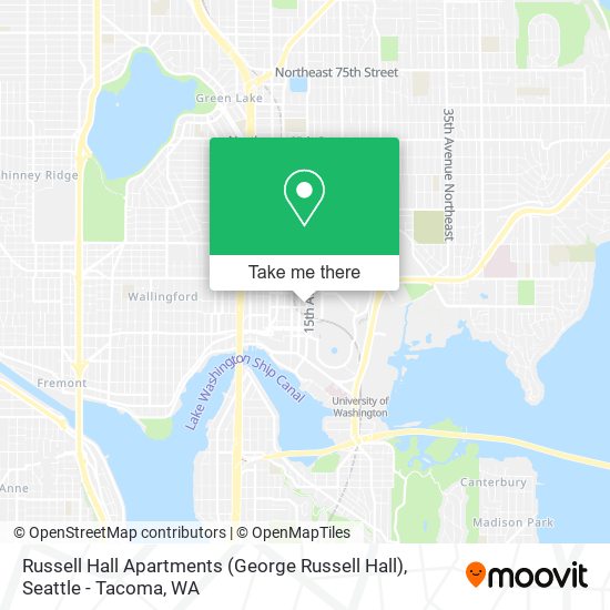 Russell Hall Apartments (George Russell Hall) map