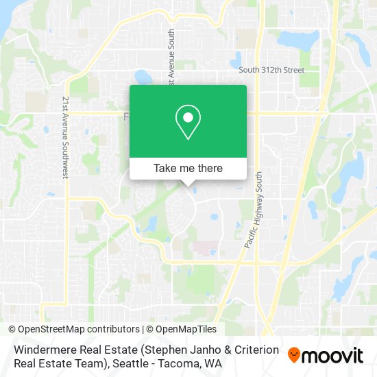 Windermere Real Estate (Stephen Janho & Criterion Real Estate Team) map