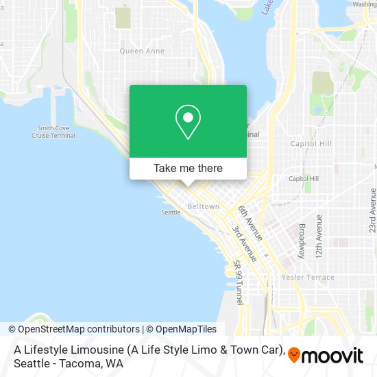 A Lifestyle Limousine (A Life Style Limo & Town Car) map