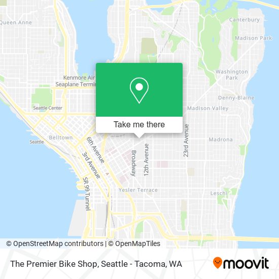 Mapa de The Premier Bike Shop
