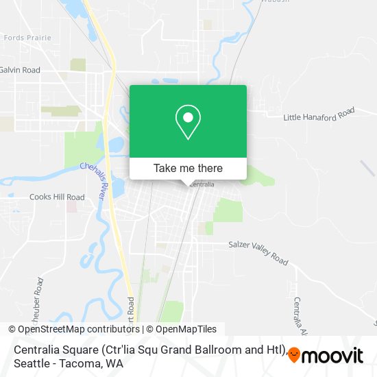 Mapa de Centralia Square (Ctr'lia Squ Grand Ballroom and Htl)