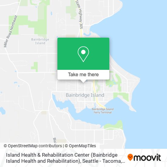 Island Health & Rehabilitation Center (Bainbridge Island Health and Rehabilitation) map