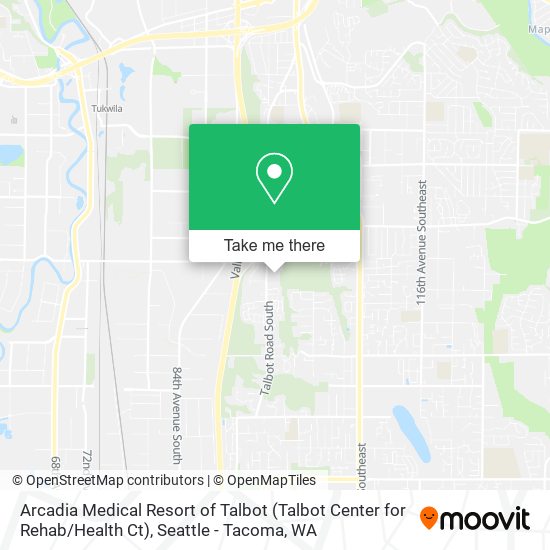 Mapa de Arcadia Medical Resort of Talbot (Talbot Center for Rehab / Health Ct)