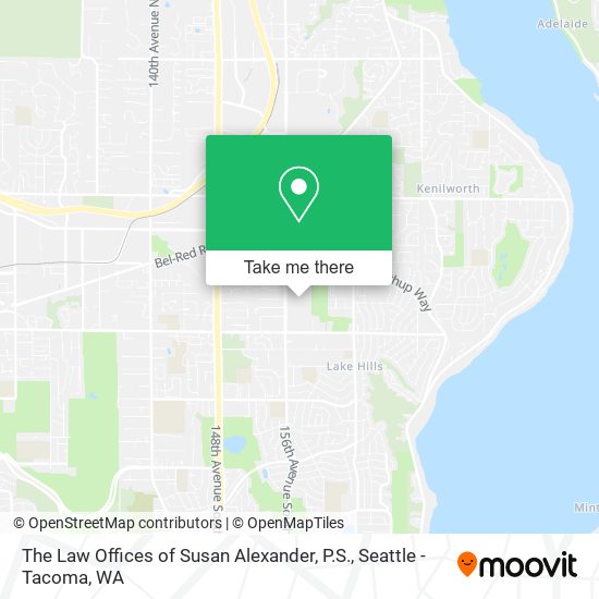 Mapa de The Law Offices of Susan Alexander, P.S.