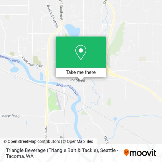 Triangle Beverage (Triangle Bait & Tackle) map