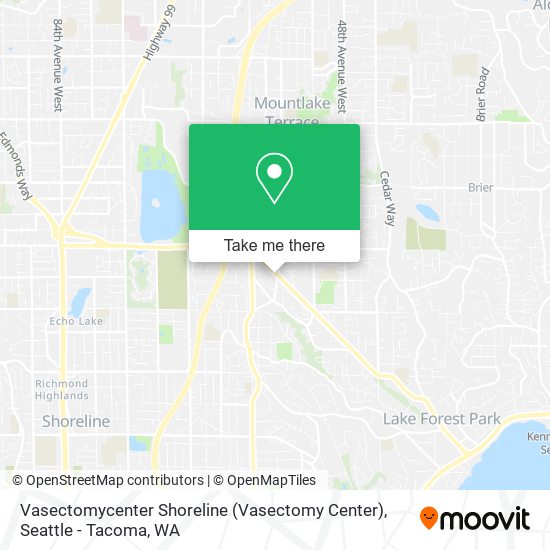 Mapa de Vasectomycenter Shoreline (Vasectomy Center)