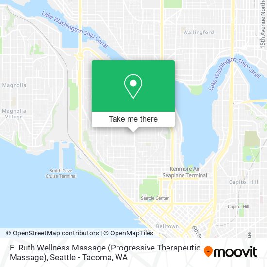 Mapa de E. Ruth Wellness Massage (Progressive Therapeutic Massage)