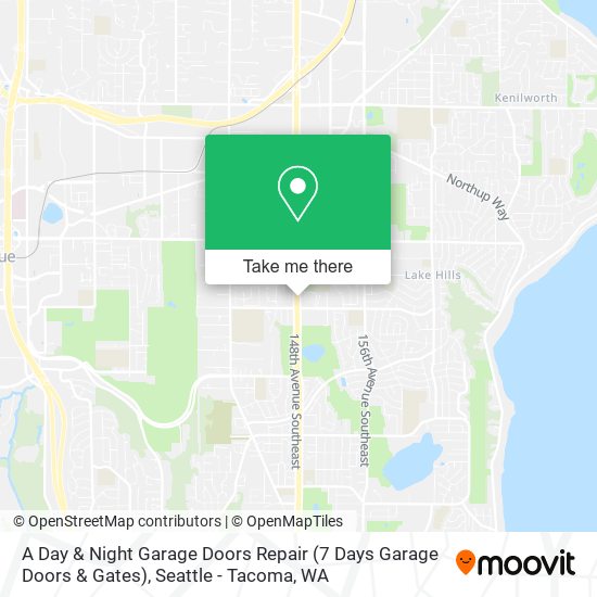 Mapa de A Day & Night Garage Doors Repair (7 Days Garage Doors & Gates)