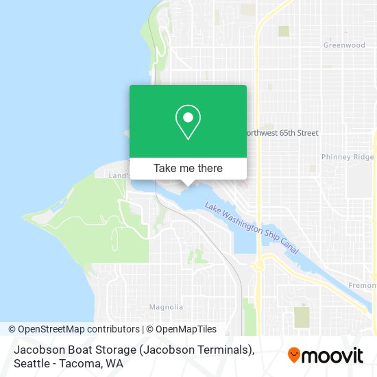 Jacobson Boat Storage (Jacobson Terminals) map
