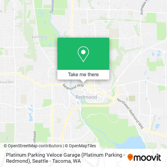 Mapa de Platinum Parking Veloce Garage (Platinum Parking - Redmond)