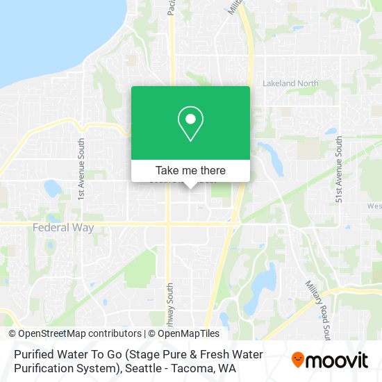 Purified Water To Go (Stage Pure & Fresh Water Purification System) map