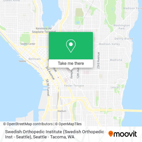 Mapa de Swedish Orthopedic Institute (Swedish Orthopedic Inst - Seattle)