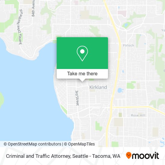 Criminal and Traffic Attorney map