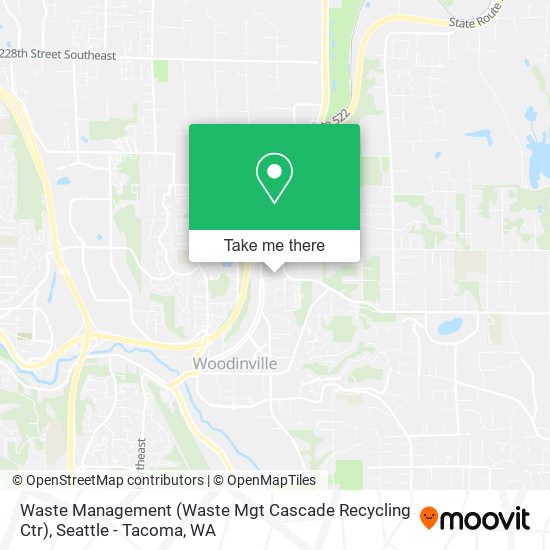 Waste Management (Waste Mgt Cascade Recycling Ctr) map