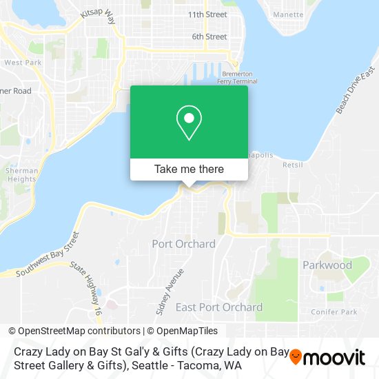 Mapa de Crazy Lady on Bay St Gal'y & Gifts (Crazy Lady on Bay Street Gallery & Gifts)