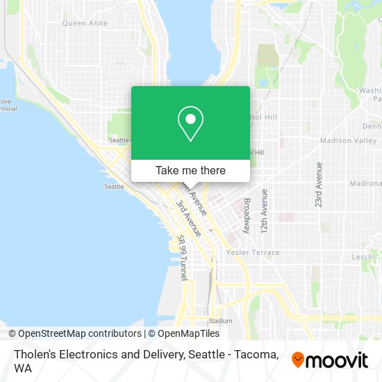 Tholen's Electronics and Delivery map