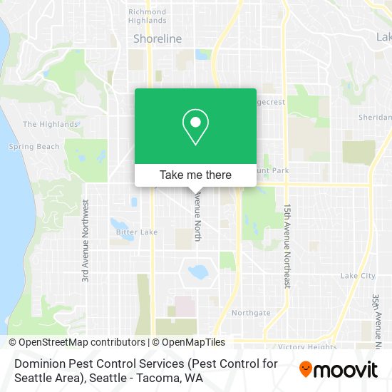 Mapa de Dominion Pest Control Services (Pest Control for Seattle Area)