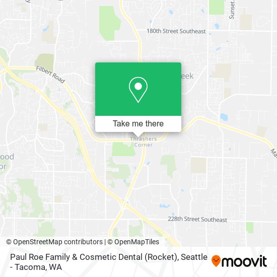 Mapa de Paul Roe Family & Cosmetic Dental (Rocket)