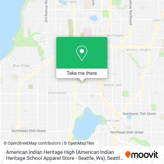 Mapa de American Indian Heritage High (American Indian Heritage School Apparel Store - Seattle, Wa)