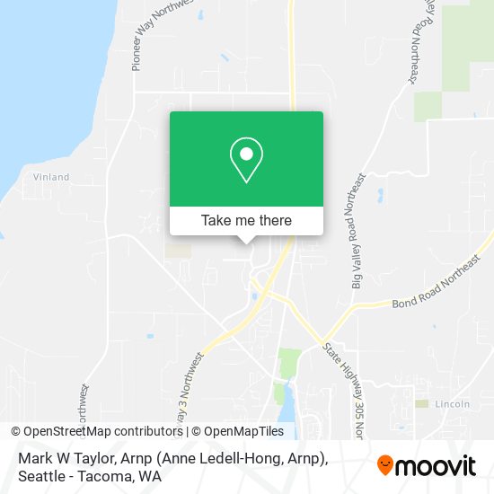 Mapa de Mark W Taylor, Arnp (Anne Ledell-Hong, Arnp)