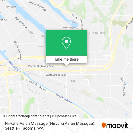 Mapa de Nirvana Asian Massage (Nirvana Asian Massgae)