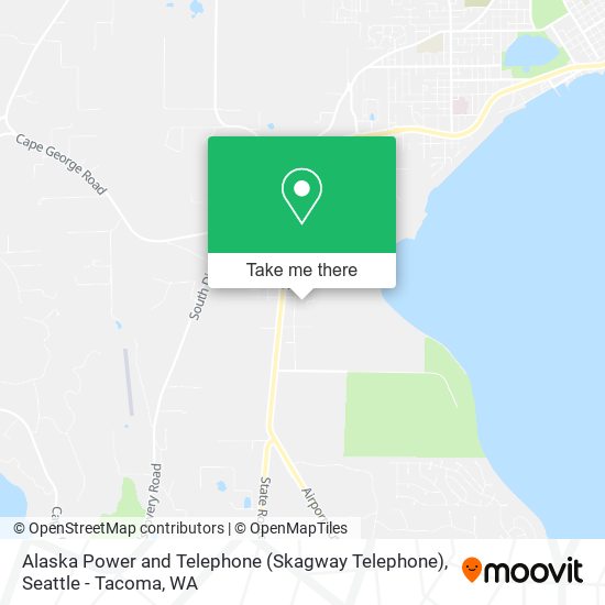 Mapa de Alaska Power and Telephone (Skagway Telephone)