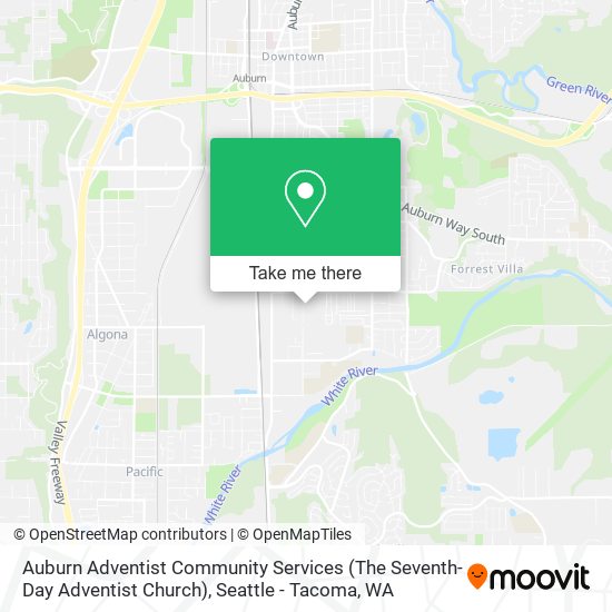 Auburn Adventist Community Services (The Seventh-Day Adventist Church) map