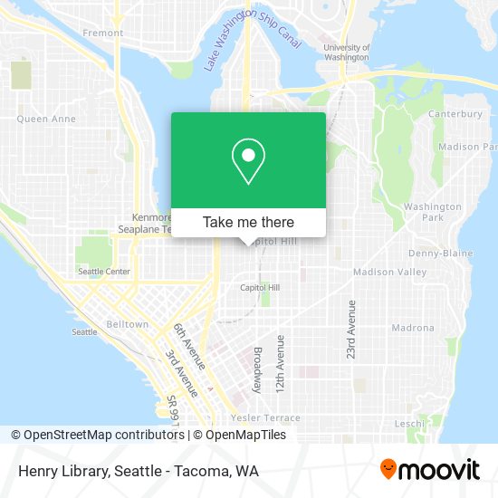 Henry Library map