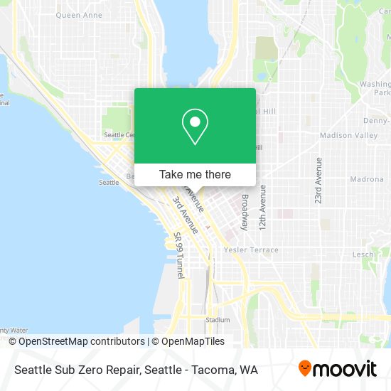Mapa de Seattle Sub Zero Repair