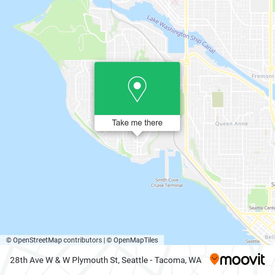 28th Ave W & W Plymouth St map