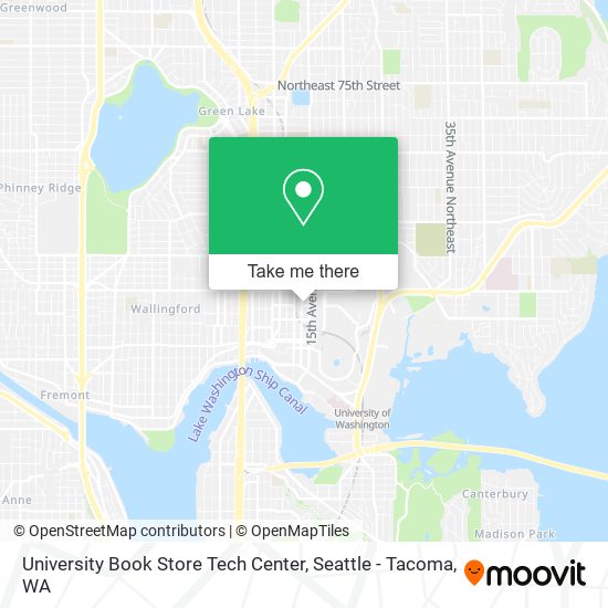 Mapa de University Book Store Tech Center