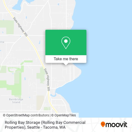 Mapa de Rolling Bay Storage (Rolling Bay Commercial Properties)