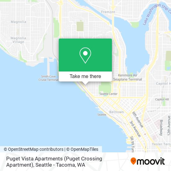 Mapa de Puget Vista Apartments (Puget Crossing Apartment)