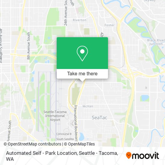 Mapa de Automated Self - Park Location