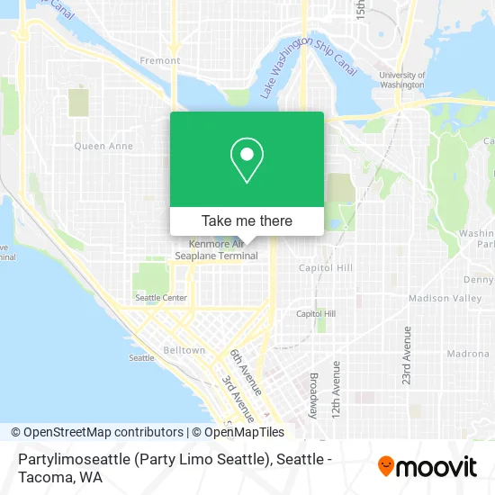Mapa de Partylimoseattle (Party Limo Seattle)