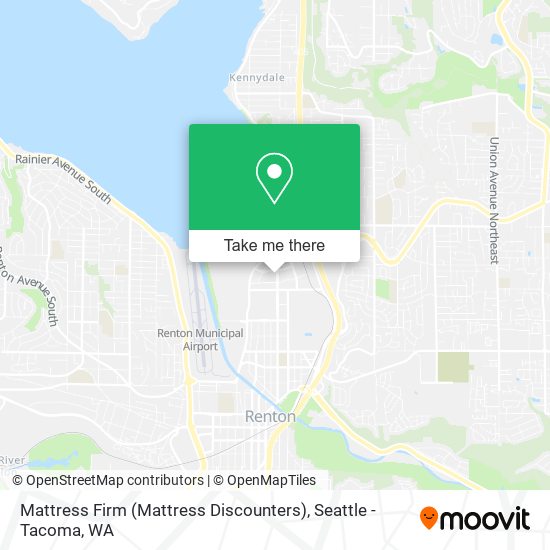 Mapa de Mattress Firm (Mattress Discounters)