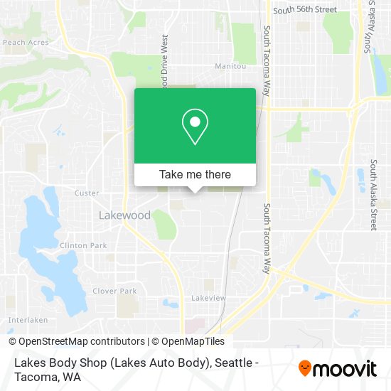 Mapa de Lakes Body Shop (Lakes Auto Body)