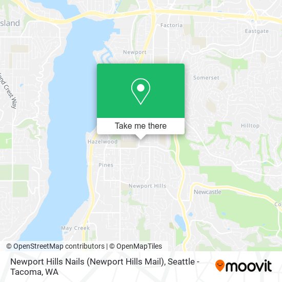 Newport Hills Nails (Newport Hills Mail) map