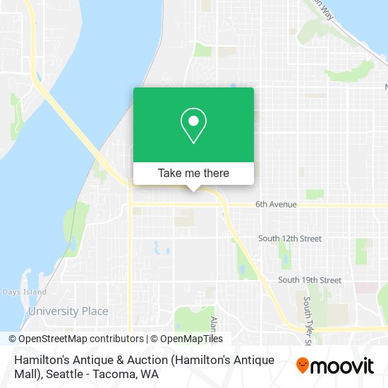 Mapa de Hamilton's Antique & Auction