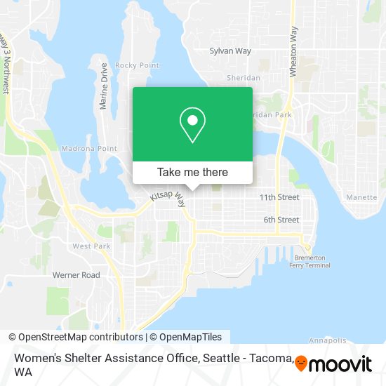 Mapa de Women's Shelter Assistance Office