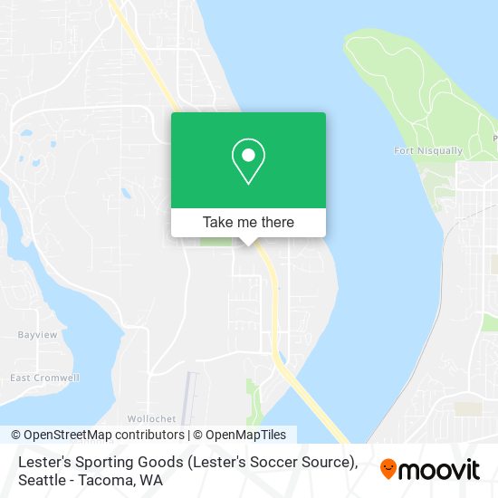 Lester's Sporting Goods (Lester's Soccer Source) map