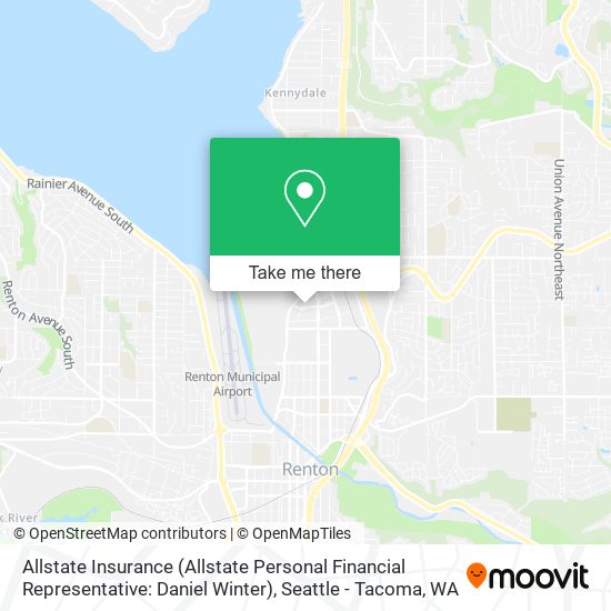 Mapa de Allstate Insurance (Allstate Personal Financial Representative: Daniel Winter)