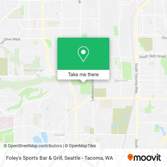 Foley's Sports Bar & Grill map